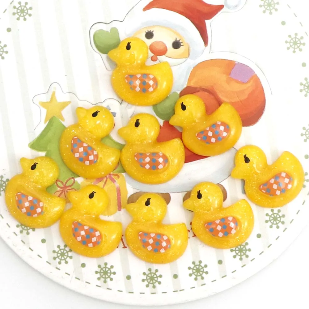 10Pcs Resin Flatback Yellow Duck Cabochons For Bows Embellishments For Scrapbooking Crafts Decoration
10Pcs Resin Flatback Yellow Duck Cabochons For Bows Embellishments For Scrapbooking Crafts Decoration