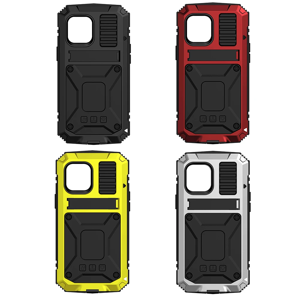 Shock Absorption Protective Case Universal Waterproof Casewith Stand Dustproof Phone Cover For IPhone 12 12Mini 12Pro Max
Shock Absorption Protective Case Universal Waterproof Casewith Stand Dustproof Phone Cover For IPhone 12 12Mini 12Pro Max