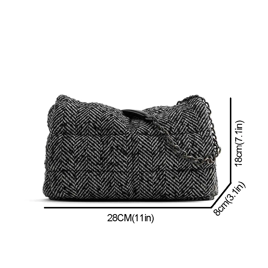 Casual Chain Women Shoulder Bag Designer Canvas Crossbody Messenger Bags for Women 2020 Fashion Purse Female Black Women's Bag
Casual Chain Women Shoulder Bag Designer Canvas Crossbody Messenger Bags for Women 2020 Fashion Purse Female Black Women's Bag