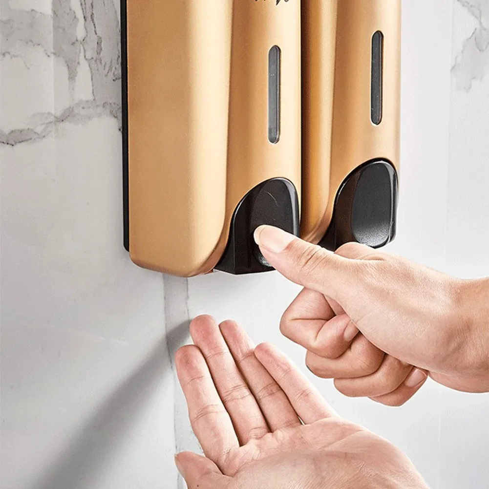 Single/Double 380ml Soap Dispenser Wall-mount Shower Bath Shampoo Dispenser Liquid Soap Container Bathroom Accessories
Single/Double 380ml Soap Dispenser Wall-mount Shower Bath Shampoo Dispenser Liquid Soap Container Bathroom Accessories