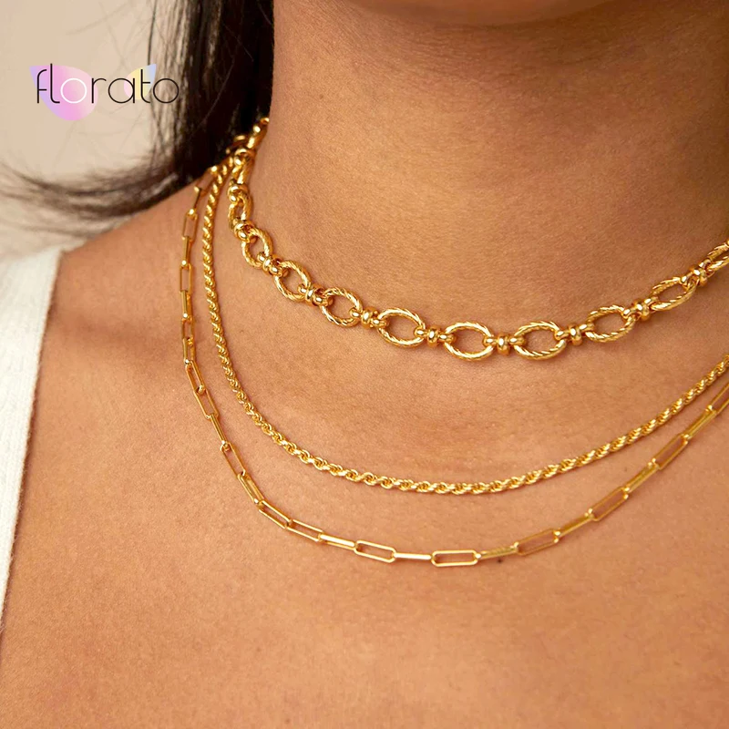 1PC 925 Sterling Silver Chain Link Square Necklaces for Women Minimalist Choker Necklace Simple Clavicle Chain Necklace Jewelry
1PC 925 Sterling Silver Chain Link Square Necklaces for Women Minimalist Choker Necklace Simple Clavicle Chain Necklace Jewelry