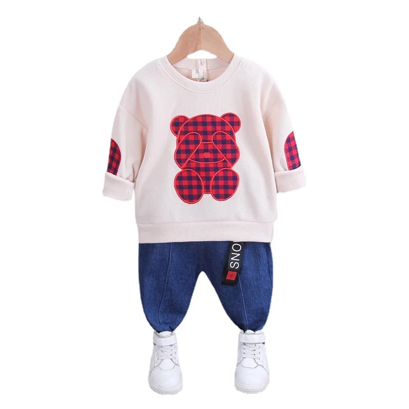 Новинка, весенне-осенняя одежда для маленьких девочек, милая модная детская футболка и брюки для мальчиков, 2 шт./компл., повседневная одежда ... 
Новинка, весенне-осенняя одежда для маленьких девочек, милая модная детская футболка и брюки для мальчиков, 2 шт./компл., повседневная одежда ...