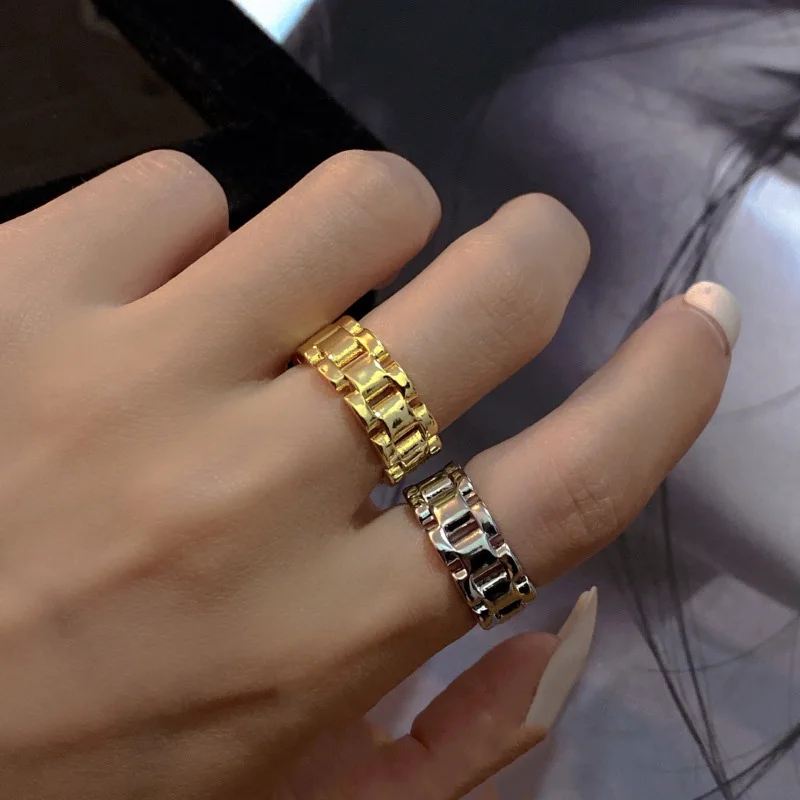 Circular Geometric Silver Gold Color Ring Watch Adjustable Jewelry Chain Opening Adjustable Fashion Rings for Women Wedding Bar
Circular Geometric Silver Gold Color Ring Watch Adjustable Jewelry Chain Opening Adjustable Fashion Rings for Women Wedding Bar