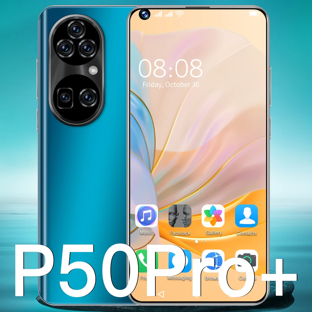 Global Version P50 Pro+ 7.3 Inch Smartphone Deca Core 6800mAh 32+52MP 12GB+512GB Dual SIM Full Screen 4G 5G Android Mobile Phone
Global Version P50 Pro+ 7.3 Inch Smartphone Deca Core 6800mAh 32+52MP 12GB+512GB Dual SIM Full Screen 4G 5G Android Mobile Phone