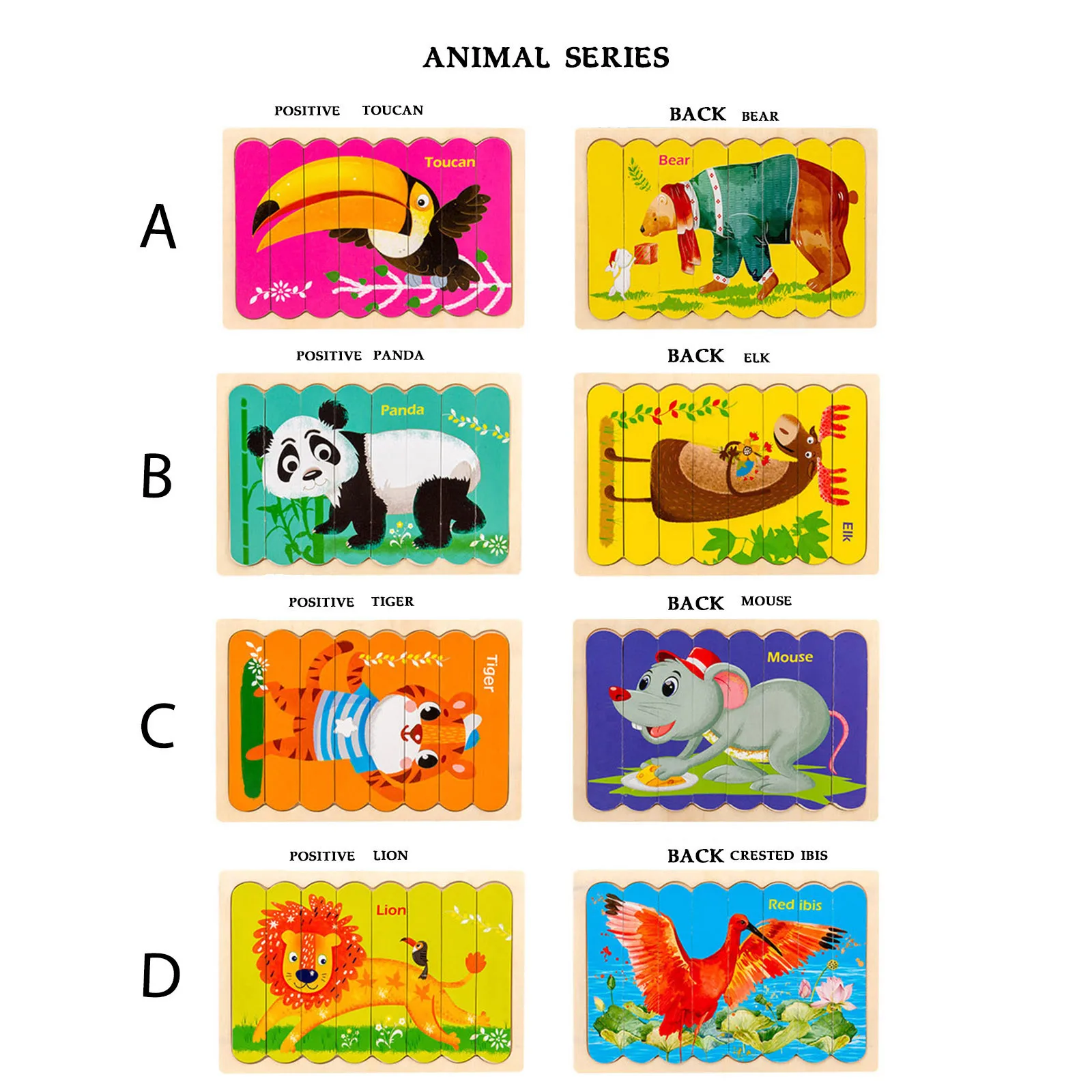 Wooden Stick Puzzle 0.1 Young Children Fruit Animal Traffic Dinosaur Puzzle Toy Puzzles Early Educational Toys for Kids Game #K4
Wooden Stick Puzzle 0.1 Young Children Fruit Animal Traffic Dinosaur Puzzle Toy Puzzles Early Educational Toys for Kids Game #K4