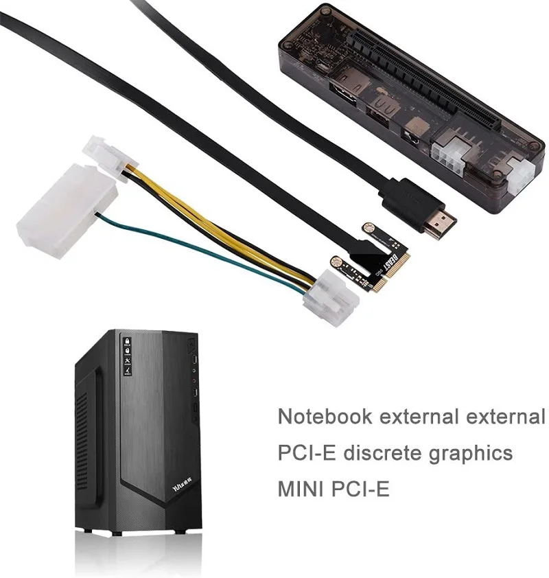 Внешняя док-станция для видеокарты ноутбука PCI-E EXP GDC (Mini / NGFF M.2 A/E Key Expresscard Interface) |