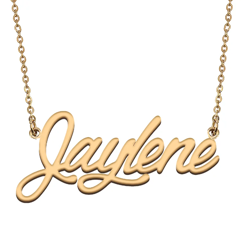 Jaylene Custom Name Necklace Customized Pendant Choker Personalized Jewelry Gift for Women Girls Friend Christmas Present
Jaylene Custom Name Necklace Customized Pendant Choker Personalized Jewelry Gift for Women Girls Friend Christmas Present
