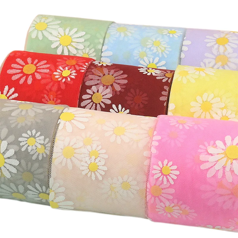 Daisies Sequin Tulle Roll Fabric DIY Crafts for Kid Baby Shower Skirt Wedding Party Decoration Bow Headdress Accessories 6cm*25y
Daisies Sequin Tulle Roll Fabric DIY Crafts for Kid Baby Shower Skirt Wedding Party Decoration Bow Headdress Accessories 6cm*25y
