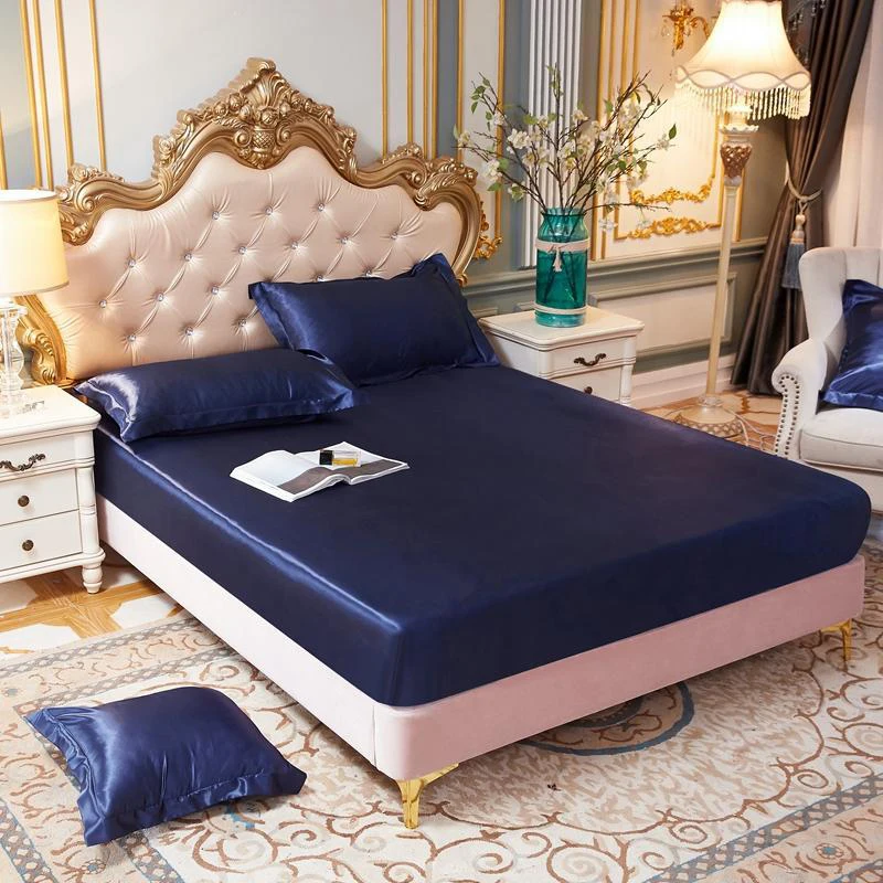 Ice Silk Bed Sheet Silk Satin Satin Cloth Pure Color Protective Cover Imitation Silk Bed Sheet
Ice Silk Bed Sheet Silk Satin Satin Cloth Pure Color Protective Cover Imitation Silk Bed Sheet