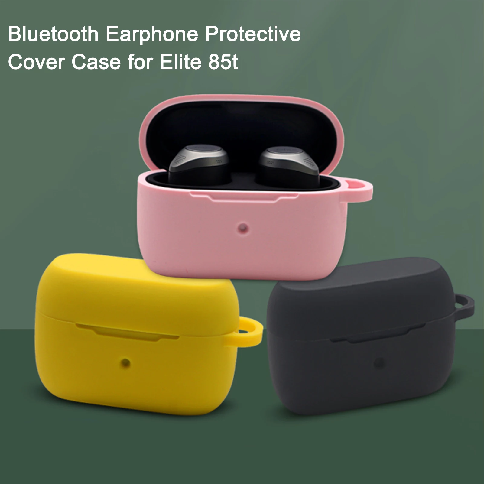 Silicone Earphone Case for Elite 85t Earbuds water resistant Bluetooth Earphone Protective Cover Case for Elite 85t anti-shock
Silicone Earphone Case for Elite 85t Earbuds water resistant Bluetooth Earphone Protective Cover Case for Elite 85t anti-shock