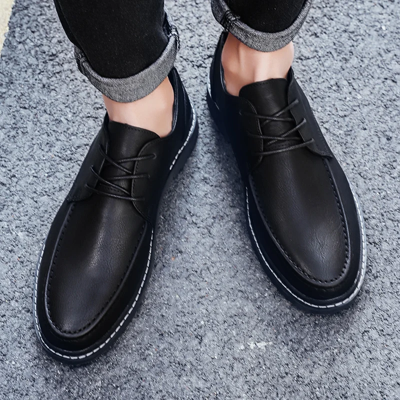 Men Black Casual Shoes Casual Shoes Mens Sports Sapato Sneakers Shockproof Men's Leather Work Men Fashion Light Breathable
Men Black Casual Shoes Casual Shoes Mens Sports Sapato Sneakers Shockproof Men's Leather Work Men Fashion Light Breathable