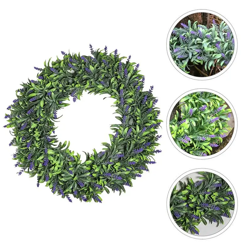Artificial Lavender Wreath Decorative Lavender Garland Door Hanging Wreath
Artificial Lavender Wreath Decorative Lavender Garland Door Hanging Wreath