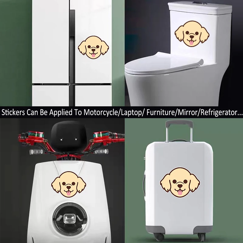B0142 Self-adhesive Decal Cute Golden Retriever Head Pet Animal Car Sticker Waterproof Auto Decors on Bumper Rear Window Laptop
B0142 Self-adhesive Decal Cute Golden Retriever Head Pet Animal Car Sticker Waterproof Auto Decors on Bumper Rear Window Laptop