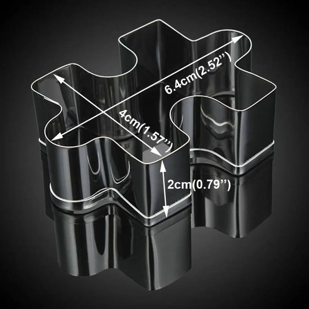 Jigsaw Cookie Mold Puzzle Cookie Mold Stainless Steel Cake Cookie Puzzle Shape Cookie Cutter Mold Cookie Tool