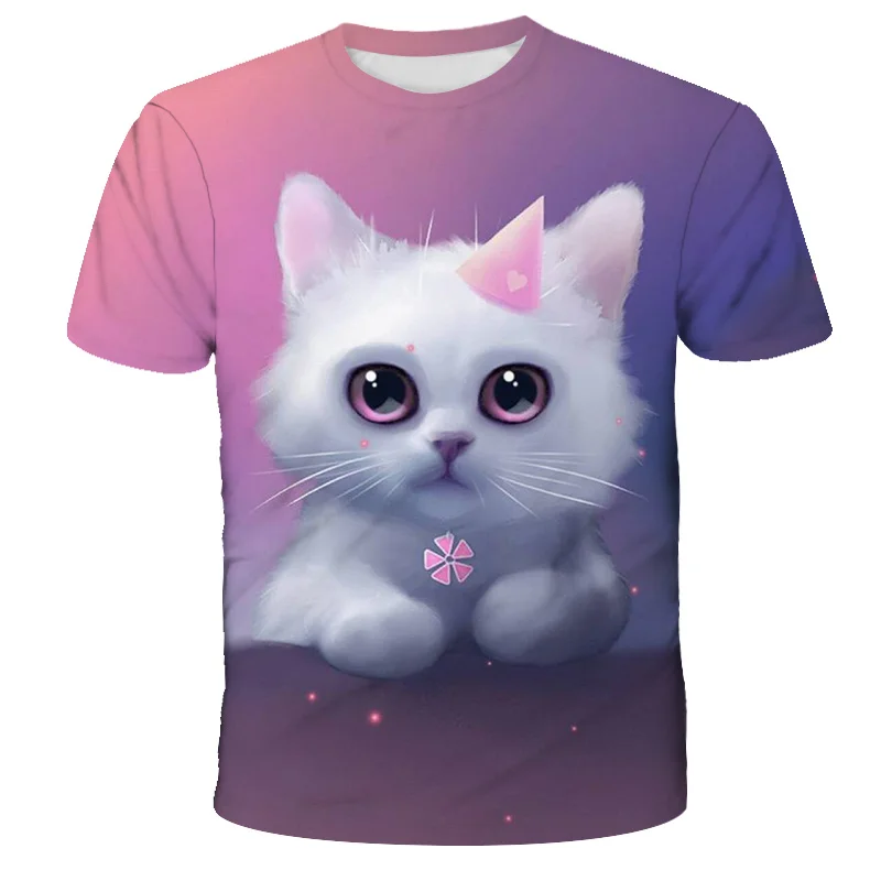 3D Animal Printed T Shirt For Choldren Boys Girls Summer Short sleeve Cat T-shirt Funny Tshirt Kids Children Clothes 4-14T
3D Animal Printed T Shirt For Choldren Boys Girls Summer Short sleeve Cat T-shirt Funny Tshirt Kids Children Clothes 4-14T