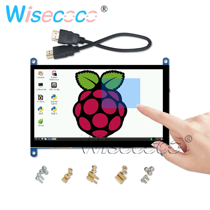 7 дюймов Raspberry Pi 4 Модель B 3B плюс ЖК-дисплей Дисплей емкостный сенсорный экран Экран 1024*600 на тонкопленочных транзисторах на тонкоплёночных т...
7 дюймов Raspberry Pi 4 Модель B 3B плюс ЖК-дисплей Дисплей емкостный сенсорный экран Экран 1024*600 на тонкопленочных транзисторах на тонкоплёночных т...