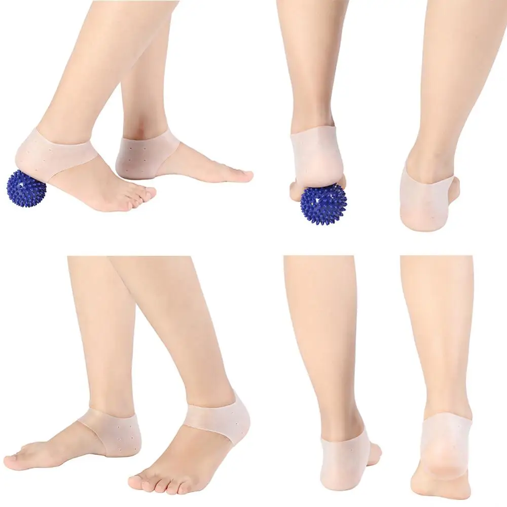5 Pcs Foot Heel Pads Kit Plantar Fasciitis Gel Heel Protectors With Bule Massage Ball Foot Heel Brace Supports For Man and Woman
5 Pcs Foot Heel Pads Kit Plantar Fasciitis Gel Heel Protectors With Bule Massage Ball Foot Heel Brace Supports For Man and Woman