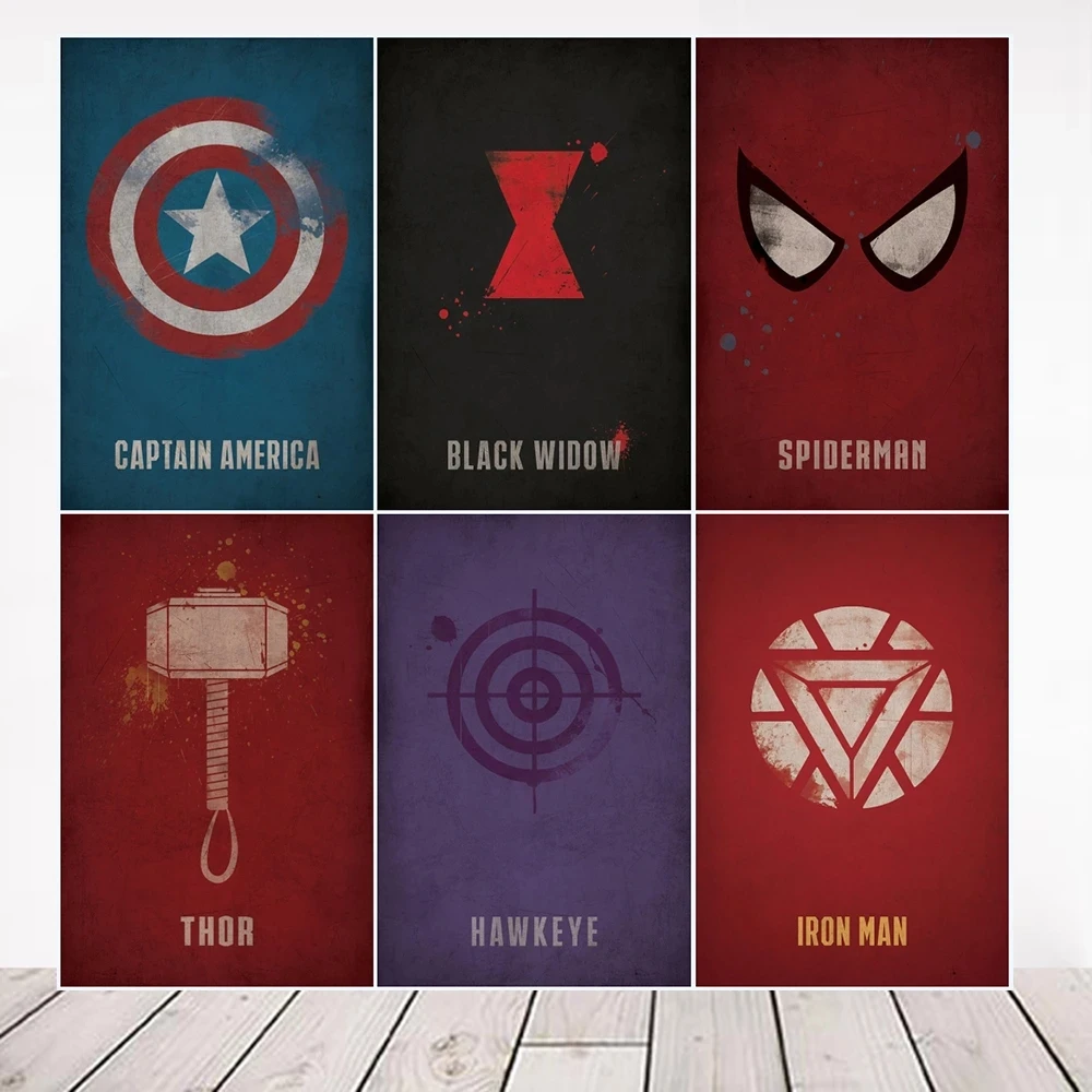 Marvel Wall Art Modular Spider-Man Poster Home Decor Hd Print Captain America Pictures Canvas Painting For Living Room No Frame
Marvel Wall Art Modular Spider-Man Poster Home Decor Hd Print Captain America Pictures Canvas Painting For Living Room No Frame