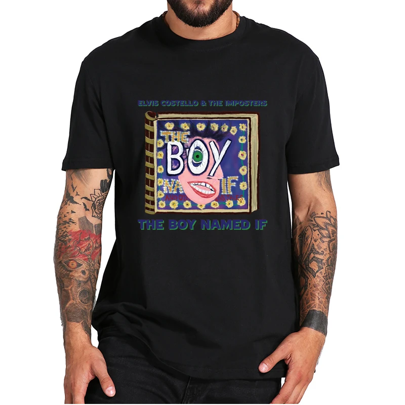 Elvis-Costello T-Shirt 2022 New Album The Boy Named If English Singer Essential Men's Vintage Tee Tops 100% Cotton
Elvis-Costello T-Shirt 2022 New Album The Boy Named If English Singer Essential Men's Vintage Tee Tops 100% Cotton