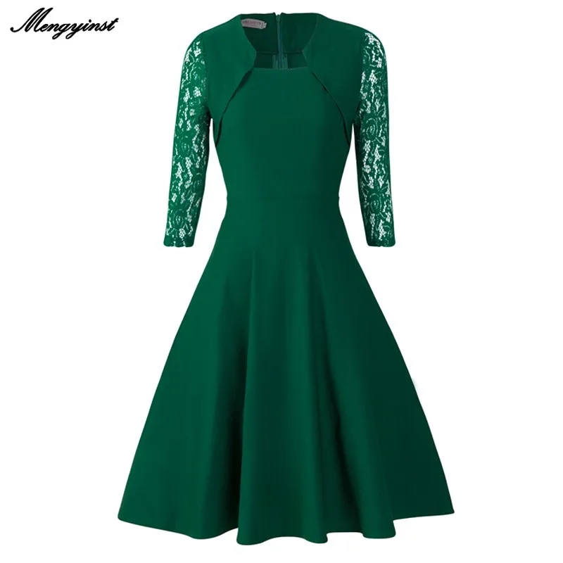 Elegant Lace Patchwork Hollw Out 3/4 Sleeve Dress Women 2021 Casual Bodycon Sexy Office Lady Square Collar Ruffles Party Dresses
Elegant Lace Patchwork Hollw Out 3/4 Sleeve Dress Women 2021 Casual Bodycon Sexy Office Lady Square Collar Ruffles Party Dresses