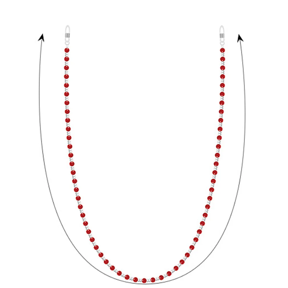 Цепочка для очков Мужская/Женская с бусинами и цветными 70 см|Аксессуары очков| |