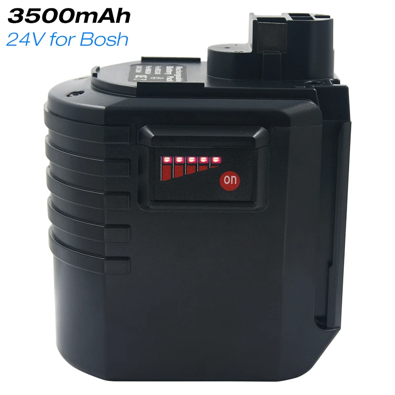 

24V 3500mAh Ni-mh Rechargeable Battery for Bosch BAT019 BAT020 BAT021 GBH 24VRE GBH 24VFR GBH 24VSR Cordless Drills