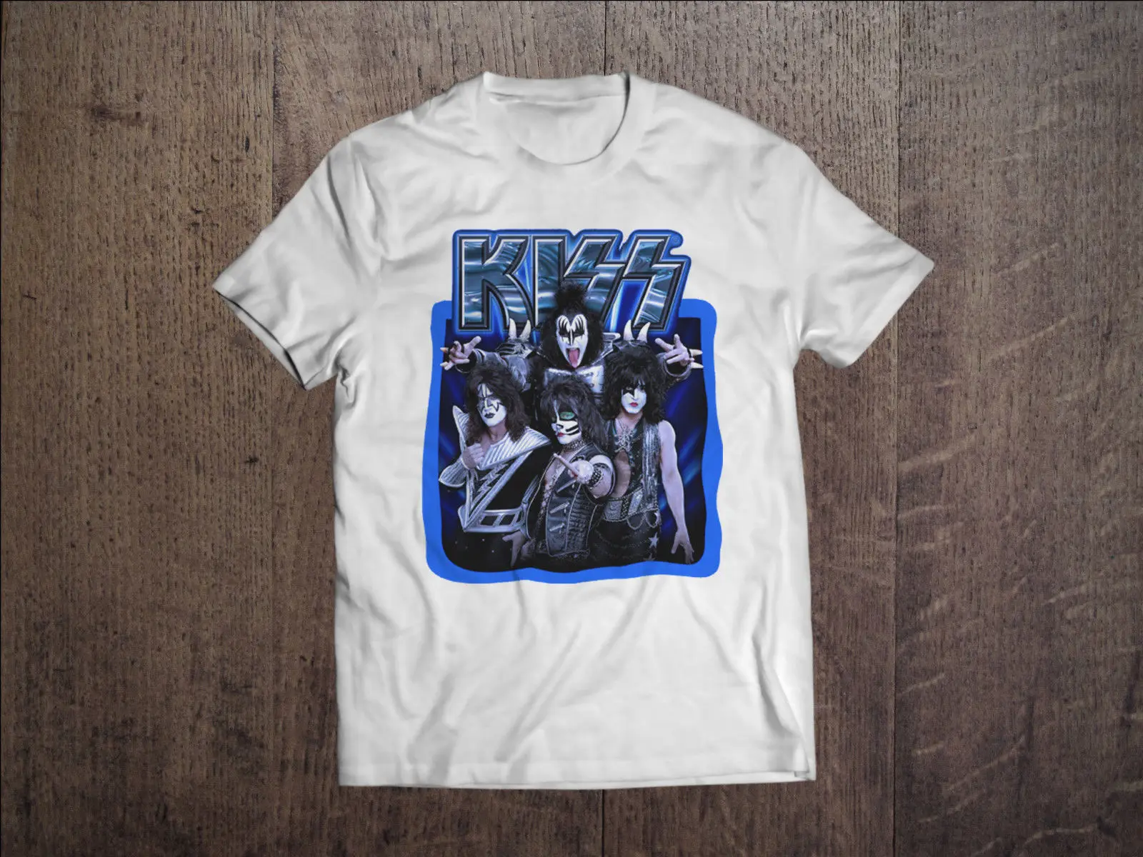 KISS Band Men White T-shirt Rock Band Fan Tee Gene Simmons Shirt S-3XL New Men Cotton T-Shirts
KISS Band Men White T-shirt Rock Band Fan Tee Gene Simmons Shirt S-3XL New Men Cotton T-Shirts