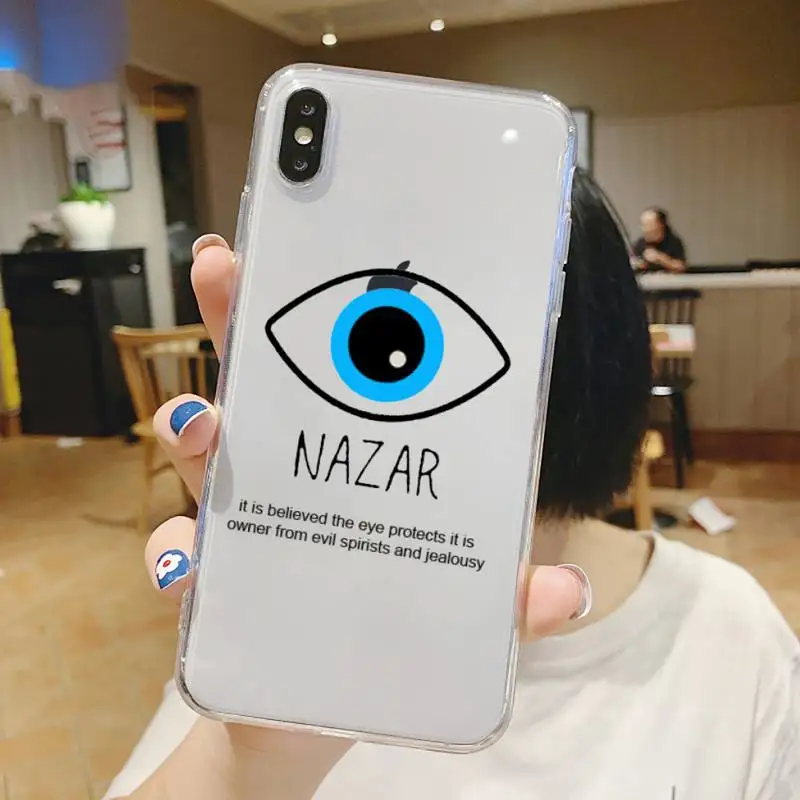 Turkish lucky Blue Evil Eye Phone Case Transparent soft For iphone 5 5s 5c se 6 6s 7 8 11 12 plus mini x xs xr pro max
Turkish lucky Blue Evil Eye Phone Case Transparent soft For iphone 5 5s 5c se 6 6s 7 8 11 12 plus mini x xs xr pro max