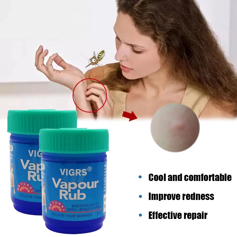 Vapour Rub White Cooling Balm Ointment For Anti Mosquito Headache Toothache Stomachache Dizziness Essential Balm Oil Tiger Balm
Vapour Rub White Cooling Balm Ointment For Anti Mosquito Headache Toothache Stomachache Dizziness Essential Balm Oil Tiger Balm