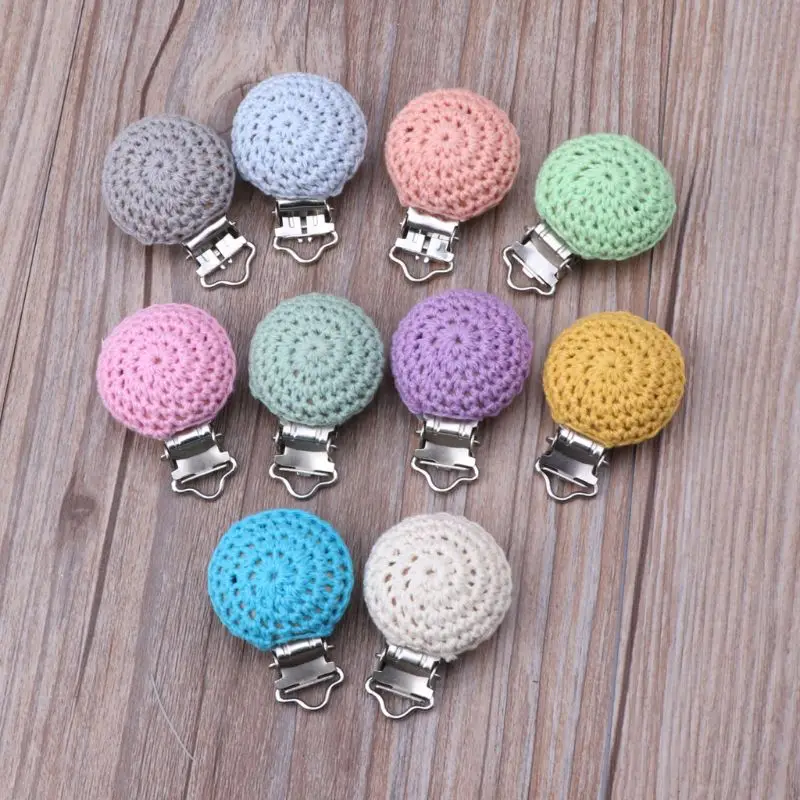 Wooden Baby Children Crochet Pacifier Clips Holder Handmade Cute Round Nipple Clasp DIY Silicone Pacifier Chains Accessories
Wooden Baby Children Crochet Pacifier Clips Holder Handmade Cute Round Nipple Clasp DIY Silicone Pacifier Chains Accessories
