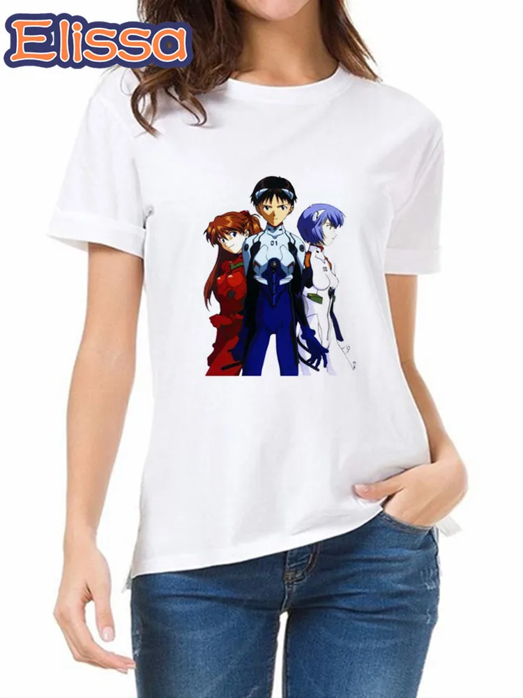 Neon Genesis Evangelion Print Tshirt Girl Harajuku Casual White Tops Tees Summer Female T-Shirt Anime Short Sleeve,Drop Shipping
Neon Genesis Evangelion Print Tshirt Girl Harajuku Casual White Tops Tees Summer Female T-Shirt Anime Short Sleeve,Drop Shipping