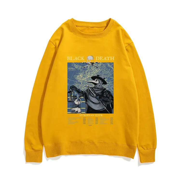 Plague Doctor Pattern Sweatshirt Awesome Tops Death Tour Font Print Pullover Unisex Fashion Sweatshirts Men Harajuku Streetwear
Plague Doctor Pattern Sweatshirt Awesome Tops Death Tour Font Print Pullover Unisex Fashion Sweatshirts Men Harajuku Streetwear