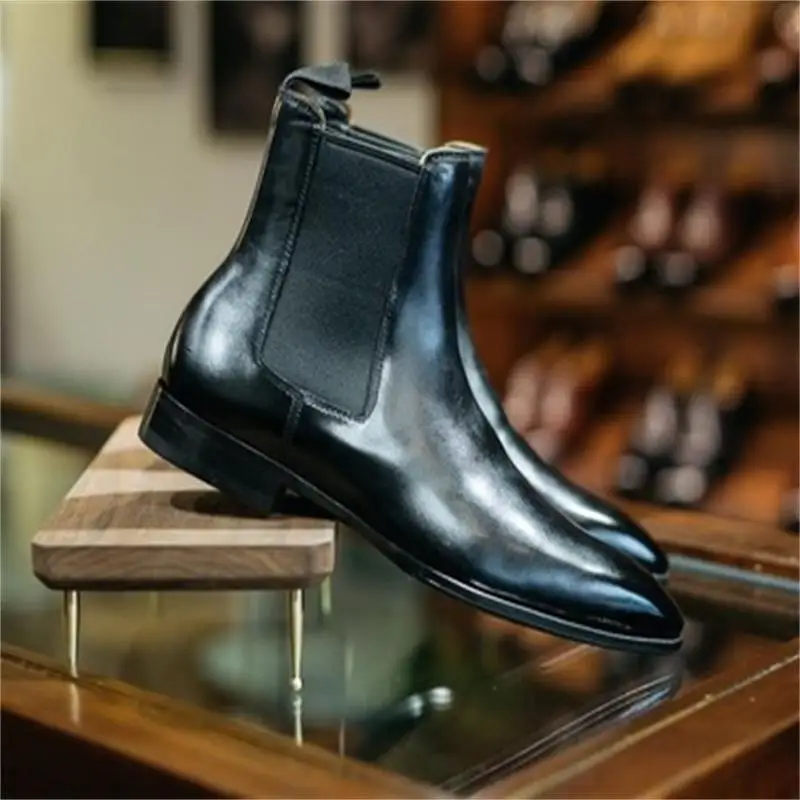 Winter Fashion British Men Top Quality PU Leather Slip on Boots Breathable Chelsea Boots Male Casual Zapatos De Hombre HA842
Winter Fashion British Men Top Quality PU Leather Slip on Boots Breathable Chelsea Boots Male Casual Zapatos De Hombre HA842