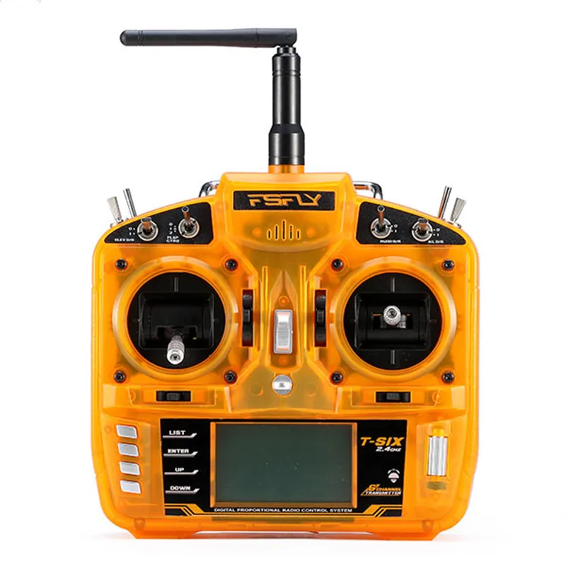 Радиопередатчик FsFly T Six 2 4 ГГц 6CH RC совместимый с DSM2 DSMX для вертолета квадрокоптера