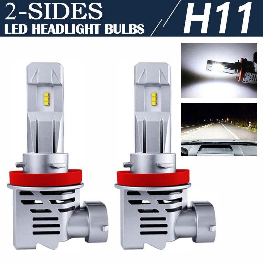 2PCS H8 H9 H11 6500K LED Headlight Kit Fog Light Day Running IP68 LED Car Headlight High Or Low Beam 120W Super White
2PCS H8 H9 H11 6500K LED Headlight Kit Fog Light Day Running IP68 LED Car Headlight High Or Low Beam 120W Super White