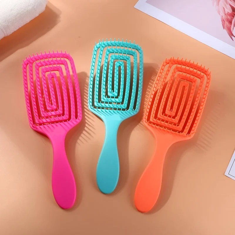 Portable Hair Brush Scalp Massage Comb Salon Women Rubber Anti-skid Handle Dry Wet Hairdressing Style Tool Hairbrush Health Care
Portable Hair Brush Scalp Massage Comb Salon Women Rubber Anti-skid Handle Dry Wet Hairdressing Style Tool Hairbrush Health Care