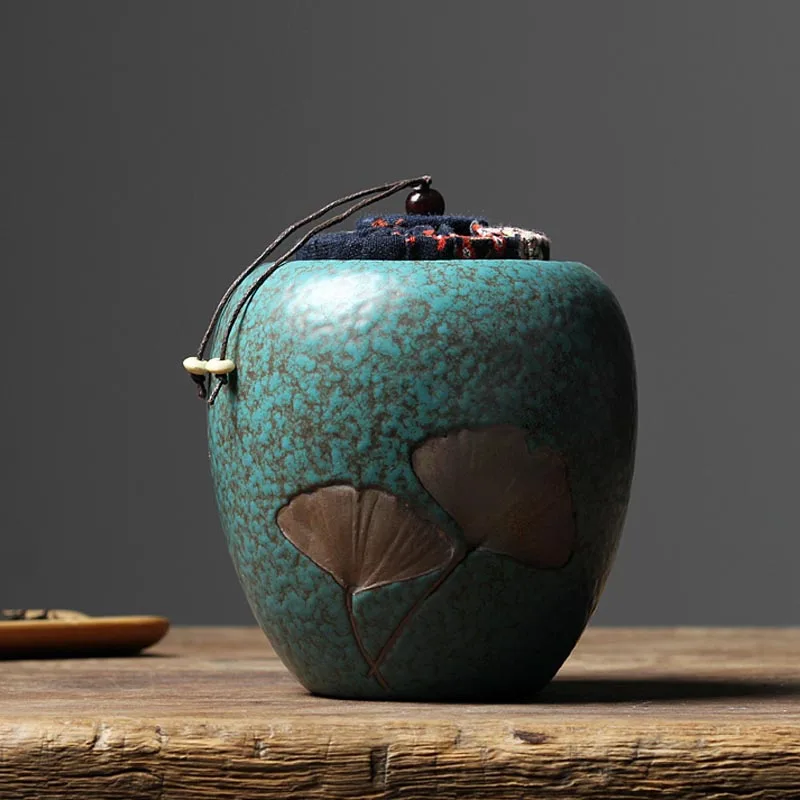 Vintage Ceramic Coarse Pottery Tea Storage Jar Caddy with Cork Lid / Pu'er Tea Tieguanyin Tea Holder Tanks Teaware Decor Crafts
Vintage Ceramic Coarse Pottery Tea Storage Jar Caddy with Cork Lid / Pu'er Tea Tieguanyin Tea Holder Tanks Teaware Decor Crafts