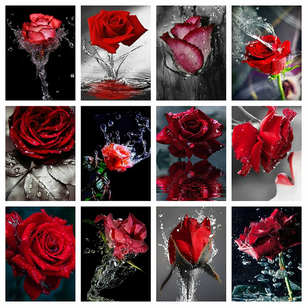 5D DIY Square/Round Drill Diamond Painting Rose Flower Rhinestones Embroidery Sale Mosaic Full Layout Modern Home Decoration
5D DIY Square/Round Drill Diamond Painting Rose Flower Rhinestones Embroidery Sale Mosaic Full Layout Modern Home Decoration