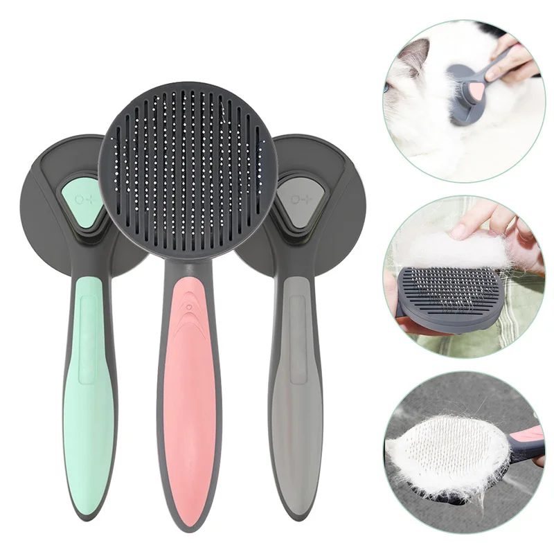 Cat Dog Comb Stainless Steel Pets Brush Self Cleaning Slicker Pet Grooming Hair Remover Comb Tool Pet Beauty Grooming Supplies
Cat Dog Comb Stainless Steel Pets Brush Self Cleaning Slicker Pet Grooming Hair Remover Comb Tool Pet Beauty Grooming Supplies
