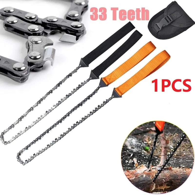 33 Tooth Portable Survival Hand Chain Saw Handheld Chains Saw Wood Cutting Hand Tool Outdoor Hand Zipper Saw Wood Cut Garden
33 Tooth Portable Survival Hand Chain Saw Handheld Chains Saw Wood Cutting Hand Tool Outdoor Hand Zipper Saw Wood Cut Garden