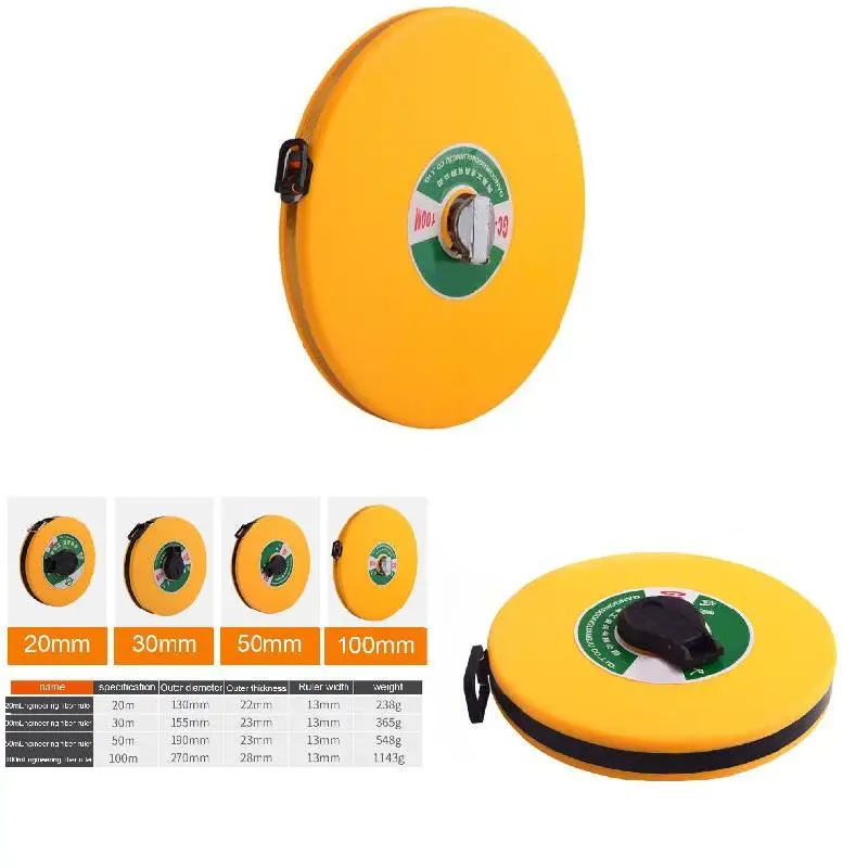 Ручная дисковая линейка, 10/20/30/50/100 м 
Ручная дисковая линейка, 10/20/30/50/100 м