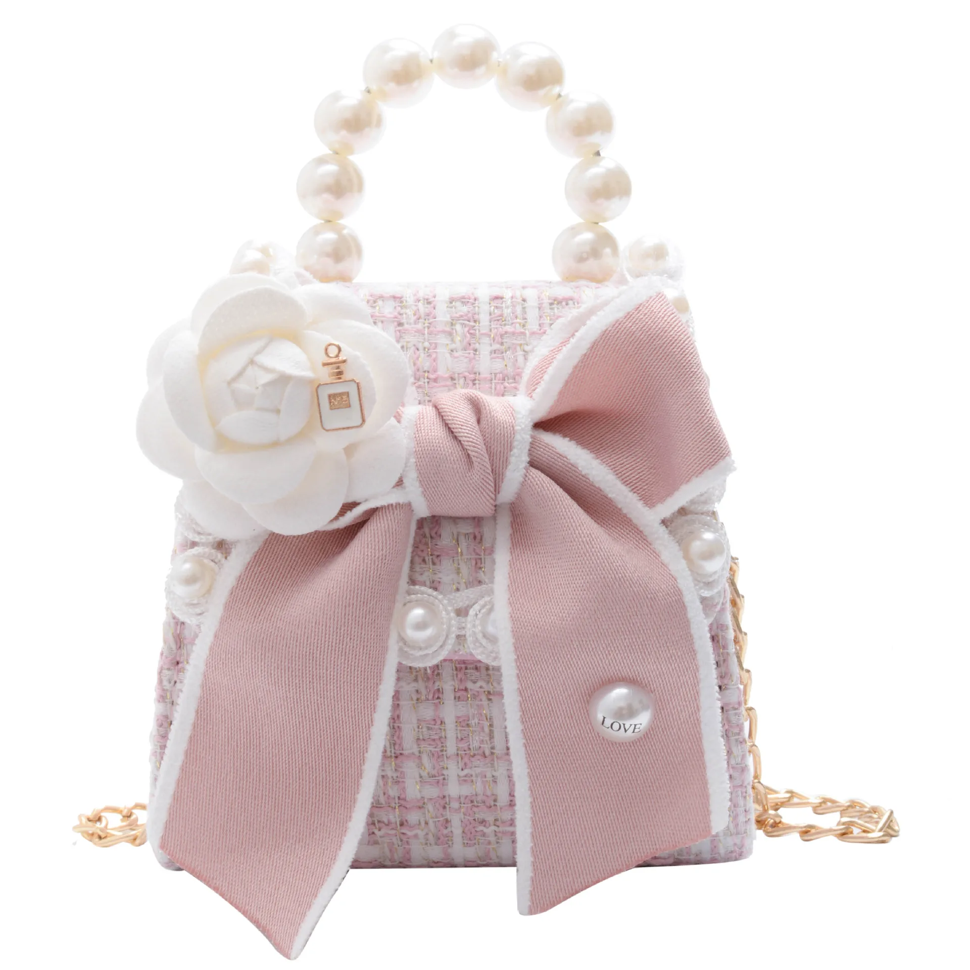Korean Women Mini Purses and Handbags Tote Cute Girl Princess Pearl Crossbody Bag Baby Girls Party Hand Bags Gift 
Korean Women Mini Purses and Handbags Tote Cute Girl Princess Pearl Crossbody Bag Baby Girls Party Hand Bags Gift