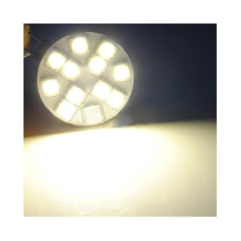 

New 3X G4 12 SMD 5050 LED Warm White RC Marine Light Camper Spotlight Bulbs Lamp 2W