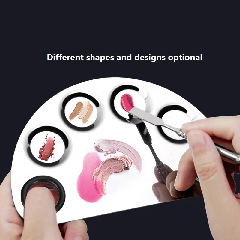 Makeup Mixing Palette Acrylic Stainless Steel Hands-free Nail Stamping With Spatula Beauty Kit 1Set Makeup Instruments
Makeup Mixing Palette Acrylic Stainless Steel Hands-free Nail Stamping With Spatula Beauty Kit 1Set Makeup Instruments