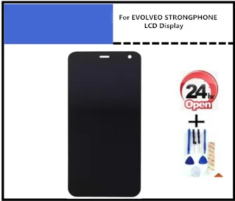 ЖК дисплей + сенсорный дигитайзер экран стекло в сборе для EVOLVEO STRONGPHONE G4