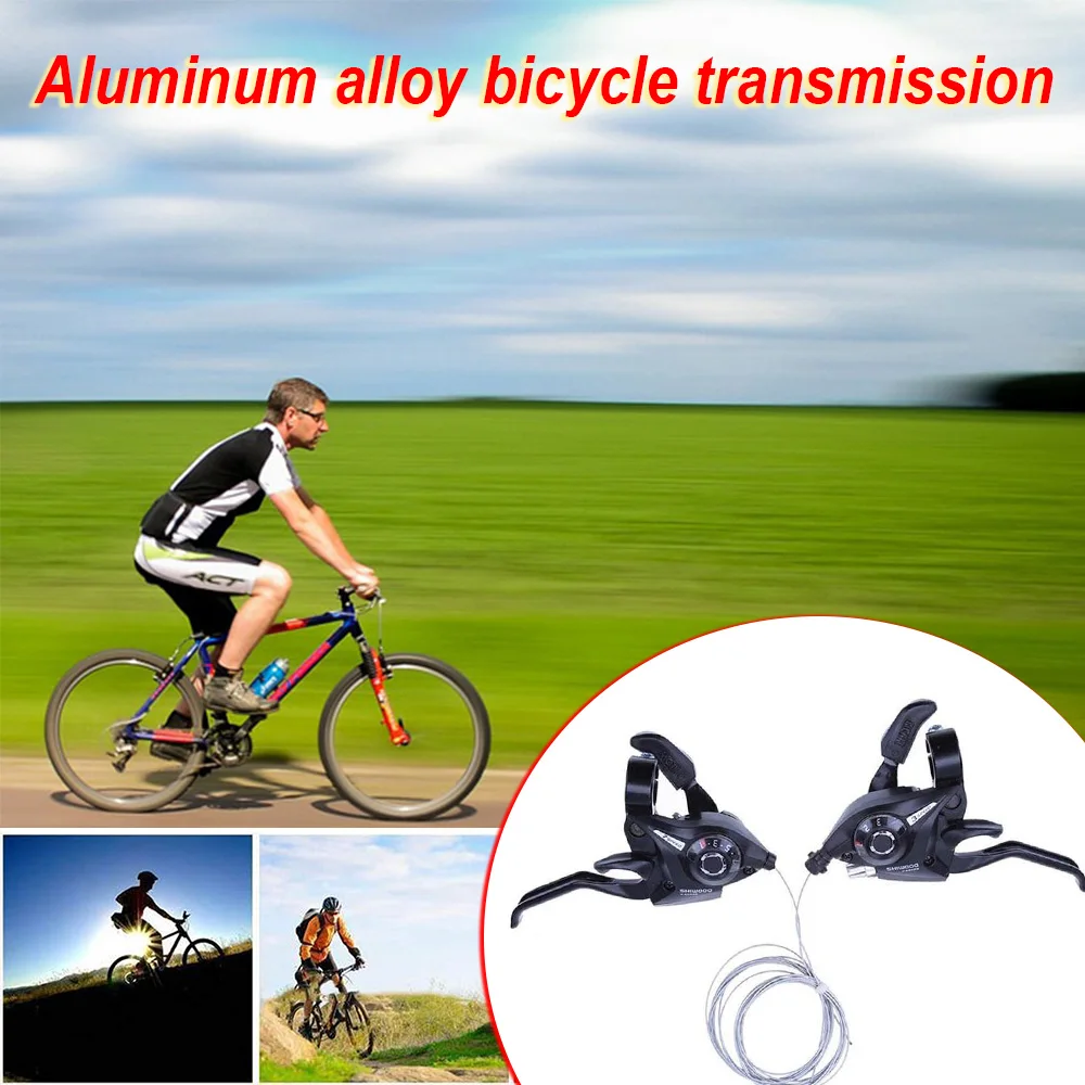 2 Bike Gear Shifters Set MTB Bicycle Gear Shifter/brake Lever Transmission 3x7 21 Speed Mountain Bike Variable Speed
2 Bike Gear Shifters Set MTB Bicycle Gear Shifter/brake Lever Transmission 3x7 21 Speed Mountain Bike Variable Speed