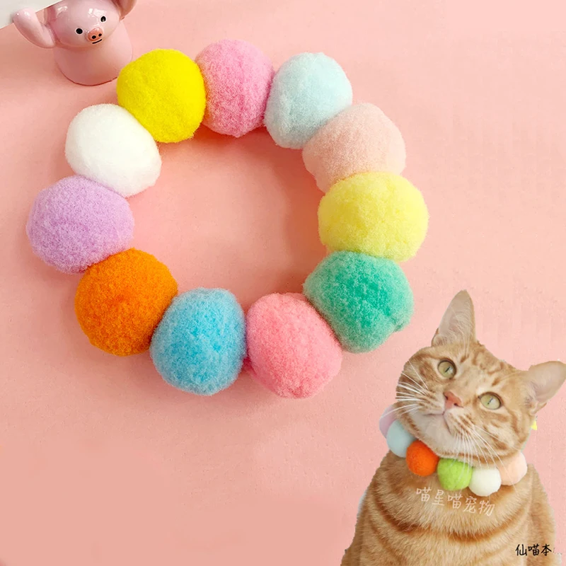 Cat Color Hair Ball Collar Dog Hair Ball Christmas Collar Small and Medium Pet Collar Jewelry Safe Soft Comfortable Collar
Cat Color Hair Ball Collar Dog Hair Ball Christmas Collar Small and Medium Pet Collar Jewelry Safe Soft Comfortable Collar