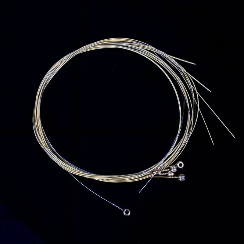6Pcs Wooden Acoustic Guitar Brass Alloy Strings Accessories Universal 
6Pcs Wooden Acoustic Guitar Brass Alloy Strings Accessories Universal