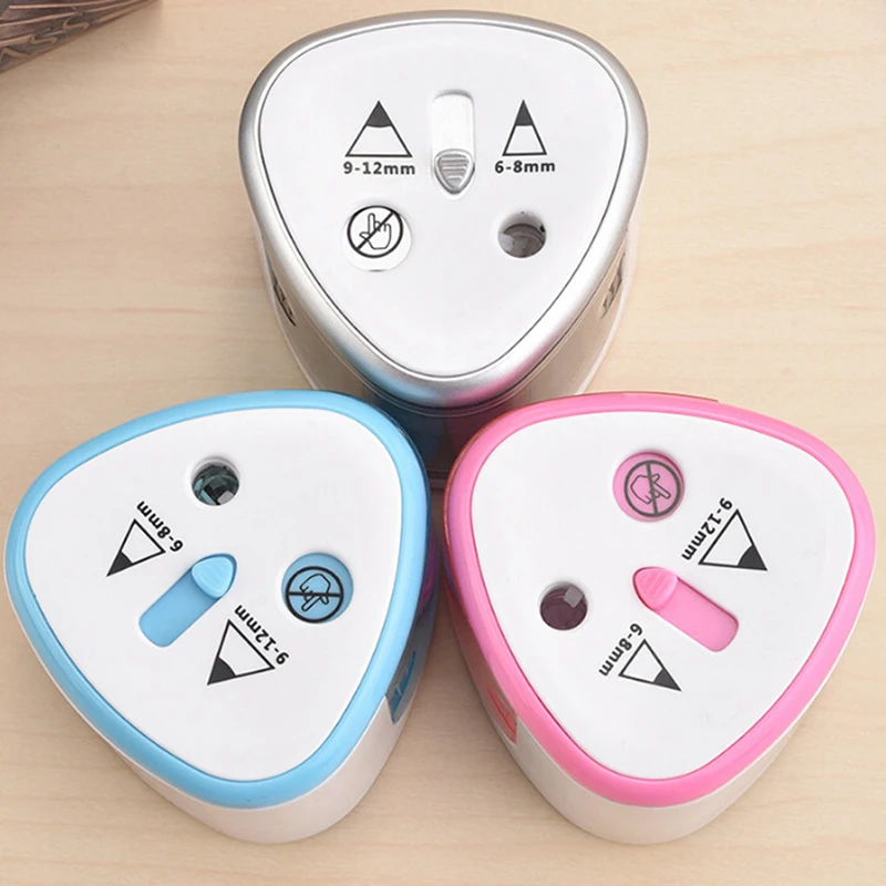 1 Pc Electric Pencil Sharpener Pencil Automatic Use Battery With Two Holes Safety Pen Knife Office School Supplies
1 Pc Electric Pencil Sharpener Pencil Automatic Use Battery With Two Holes Safety Pen Knife Office School Supplies