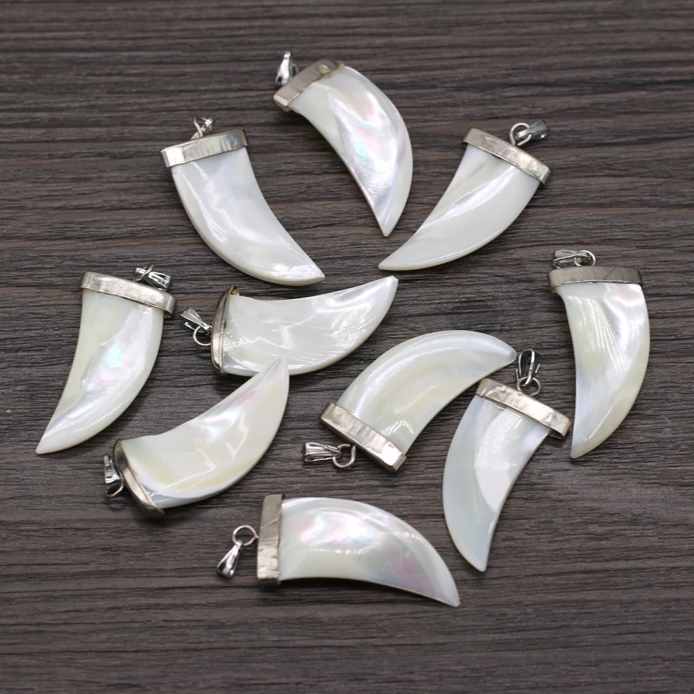 2Pcs Small Pendant Natural White Shell Knife Shape Charms for DIY Necklace Earring Accessories Women Jewelry Gift 16x36 mm
2Pcs Small Pendant Natural White Shell Knife Shape Charms for DIY Necklace Earring Accessories Women Jewelry Gift 16x36 mm
